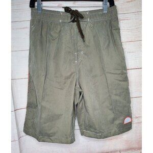 Authentic Brand 1998 The Image Stone Large Drawstring Mesh Swim Shorts